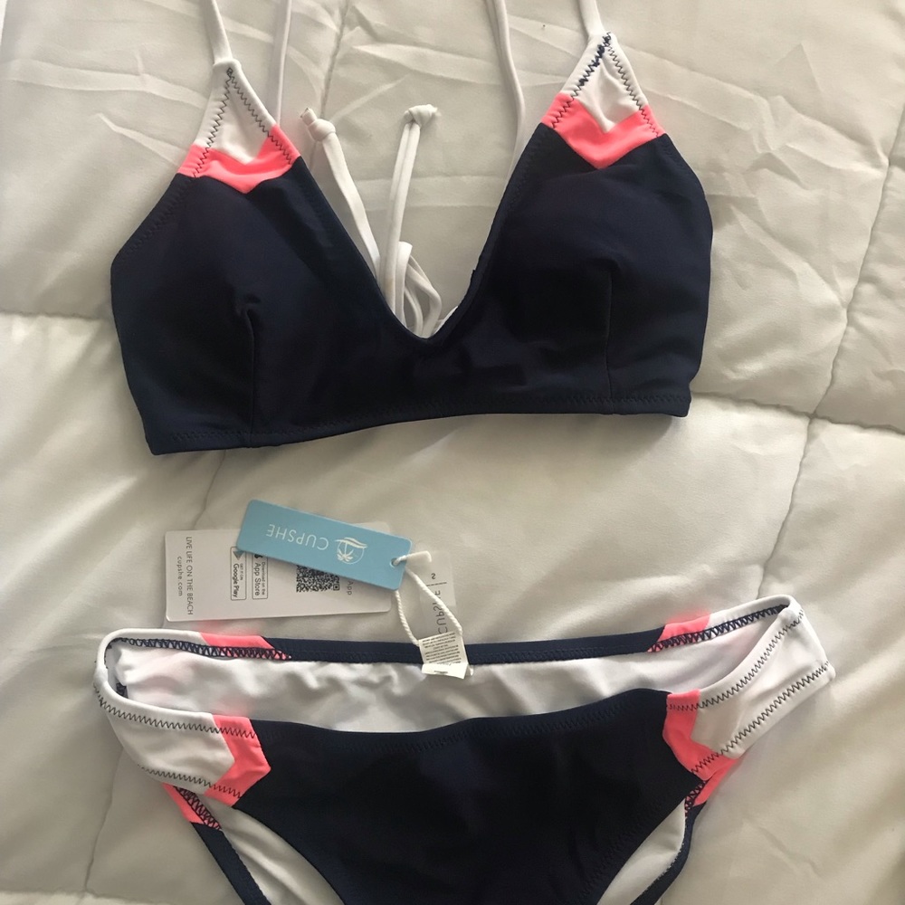 Navy Blue Sport Bikini